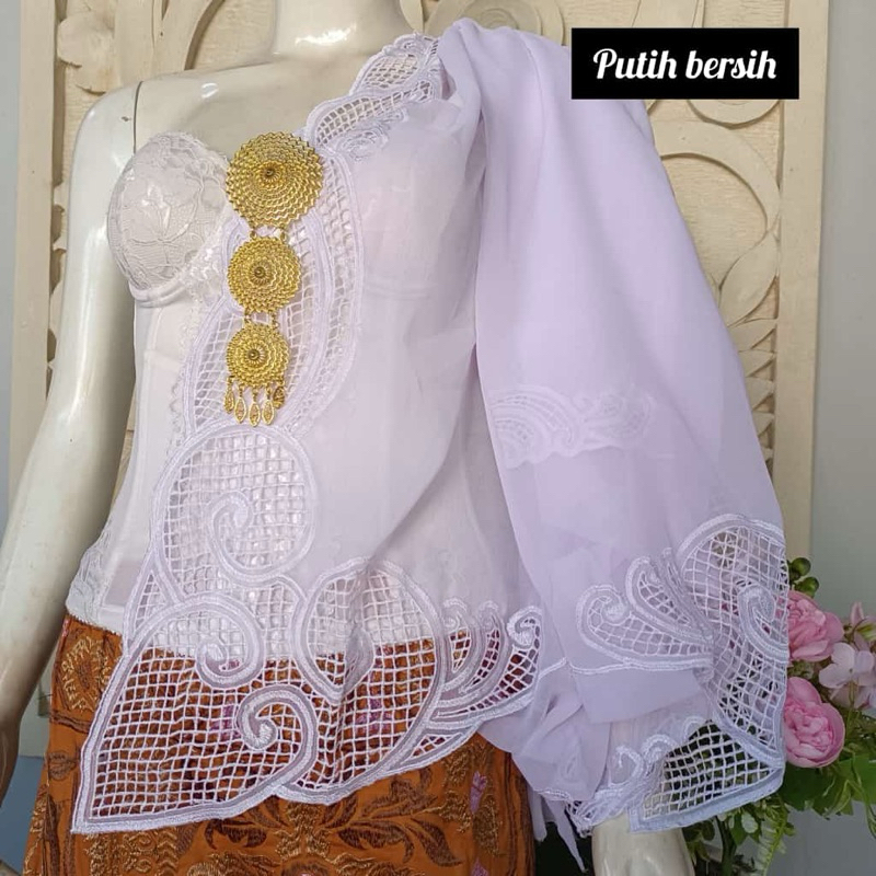 KAIN BORDIR KERAWANG TERBARU/kain bordir murah/kain bordir terbaru/bahan kebaya bordir/kain bordir p