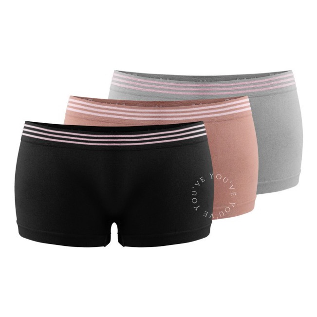 COD  Youve Celana Dalam Boxer Wanita Korset Celana Short Boyshort 386  Hitam XLXXL