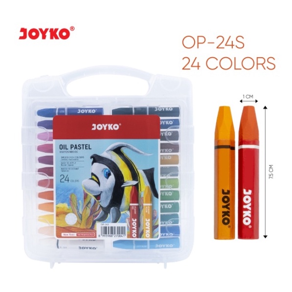 

EKSTRA PROMO Crayon 24 warna Titi JOYKO oil pastel