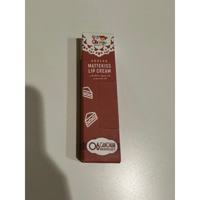Chingu x Yeppu-yeppu By Kiyowo Korean Mattekiss Lip Cream / Lipcream Lipmatte