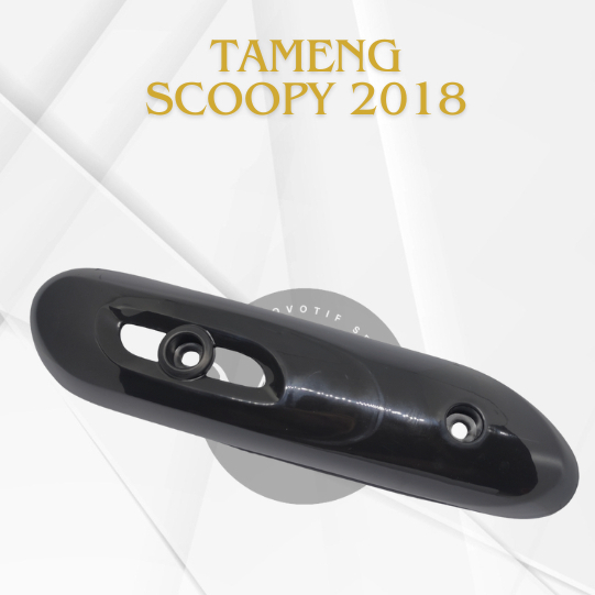 cover tameng tutup tameng knalpot motor honda scoopy fi esp tahun 2017-2019 model standar