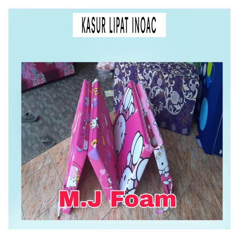 kasur lipat 4 inoac ukuran 100x200x5