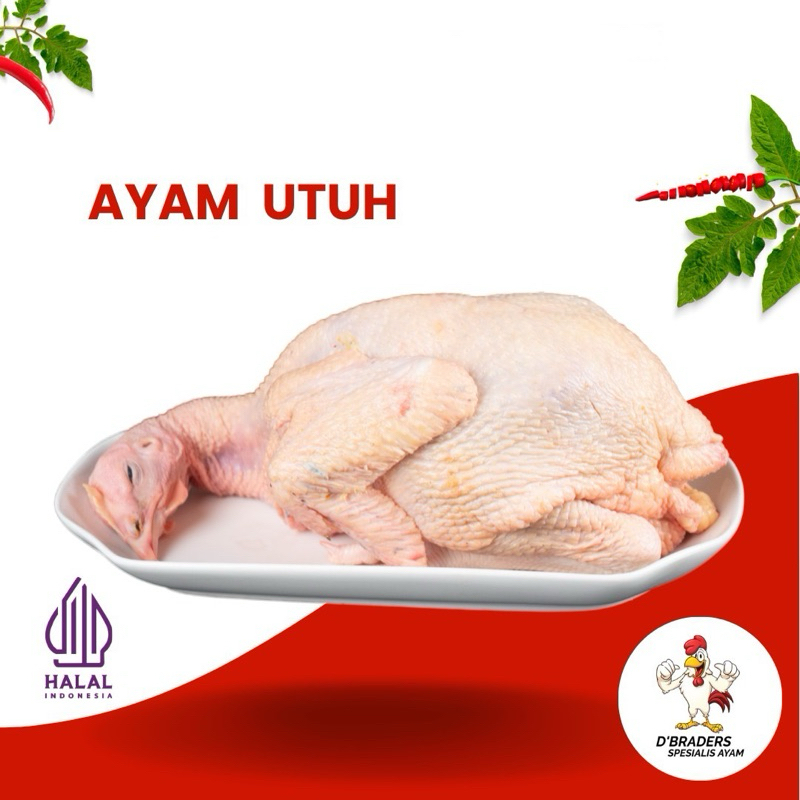 Ayam Utuh 1,3kg sd 1,5kg