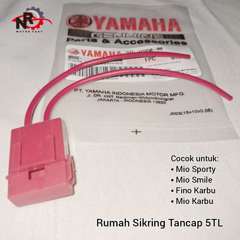 Rumah Sikring Tancap Rumah Sekring Gepeng Tancap Motor Mio Sporty Smile Fino Mio Soul Karbu 5TL 5TL-