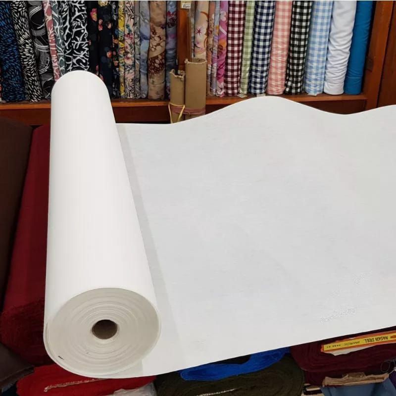 (1 Meter)Kain kapas ada lem 15f dan 25f