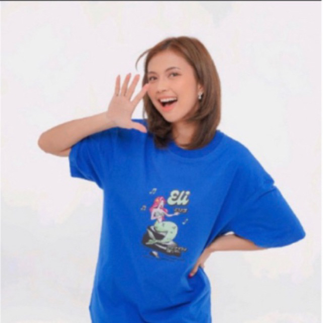 Kaos Jkt48 Vol.4 Emoji Series T-Shirt Oversize | JKT48 Elli Blue