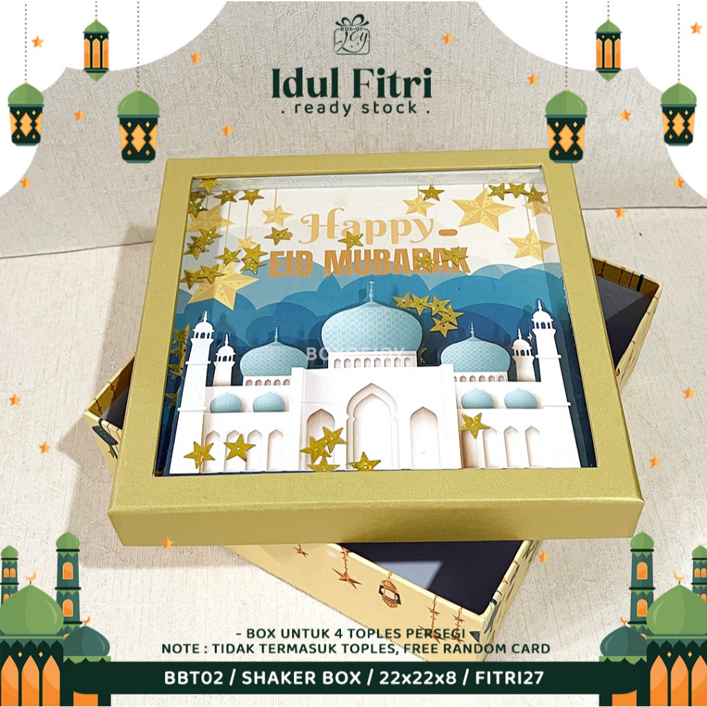 

IDUL FITRI BOX / BBT02 _ SHAKER BOX _ 22x22x8