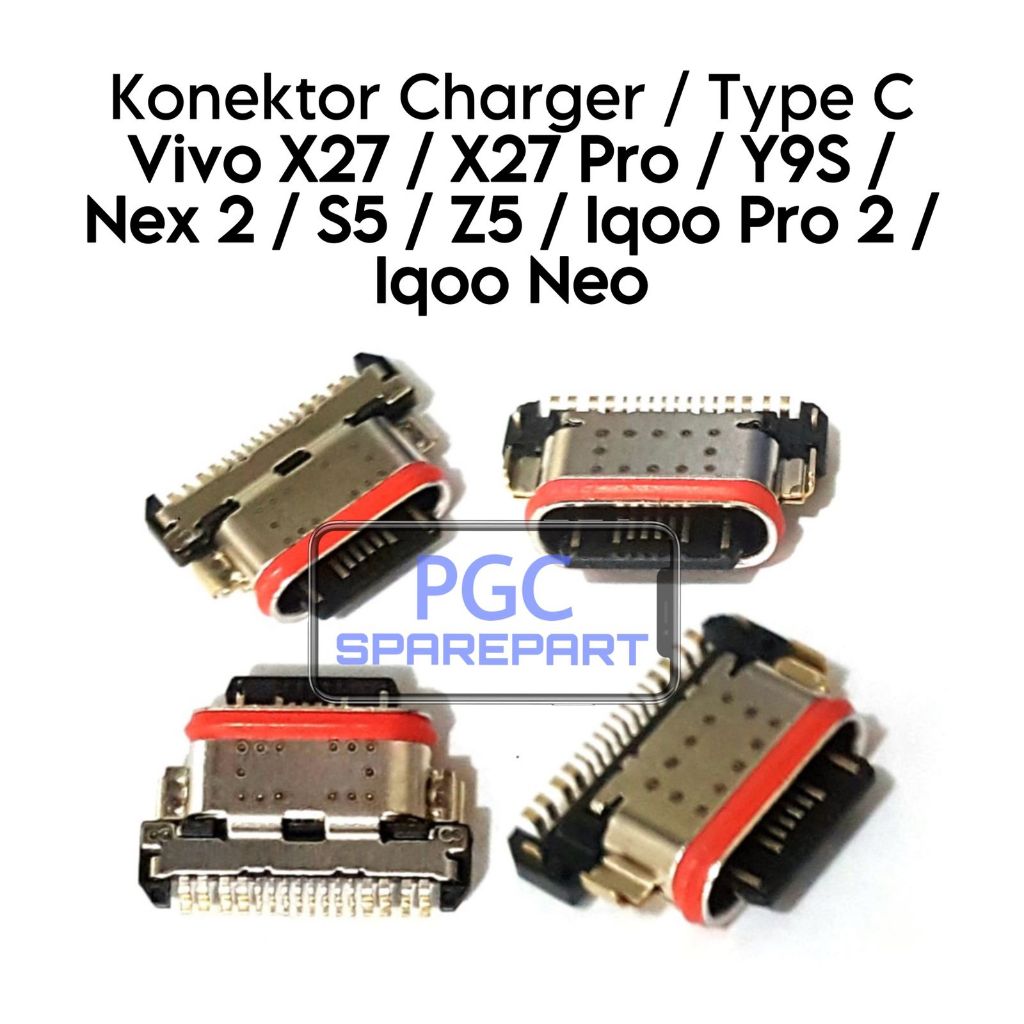 Konektor Charger Only Vivo X27 / X27 Pro / Y9s / Nex 2 / s5 / z5 / iQOO Pro 2 / iQOO Neo / V1829T / 