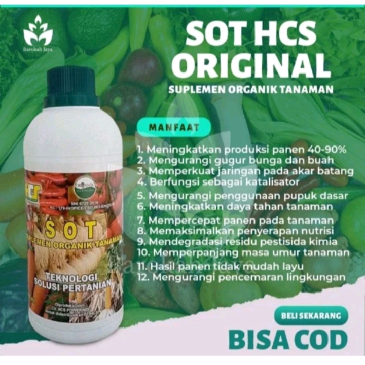 SOT HCS 500ml pupuk organik cair