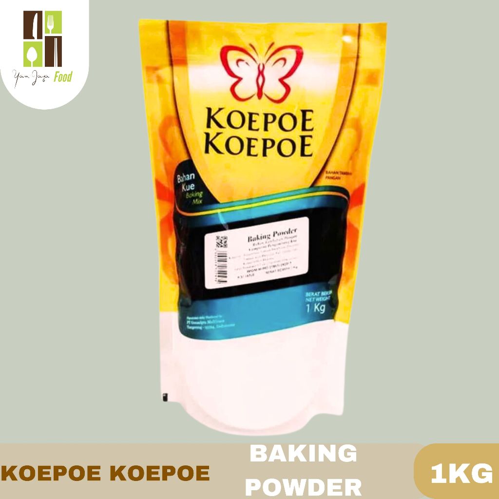 

Koepoe Koepoe / Kupu Kupu Baking Powder / Kemasan 1 KG Pouch