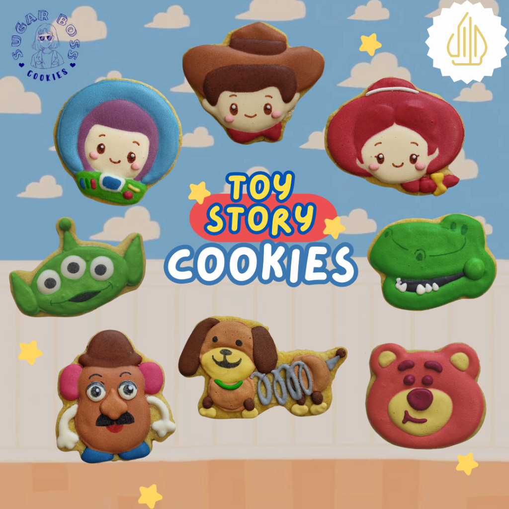 

COOKIES KARAKTER TOY STORY/kue kering toy story/COOKIES HIAS TOY STORY/cookies toy story