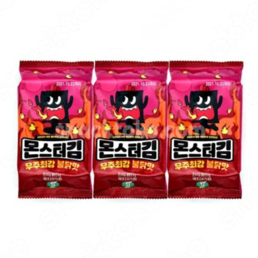 

Monster Gim Buldak 6x3 Gr / Snack Rumput Laut Spicy Chicken