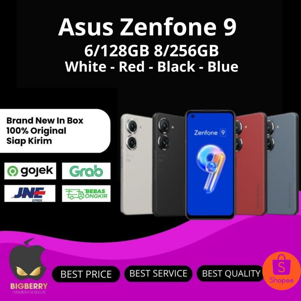 Asus Zenfone 9 6/128GB 8/256GB Garansi Resmi Indonesia Zenfone 6GB 8GB