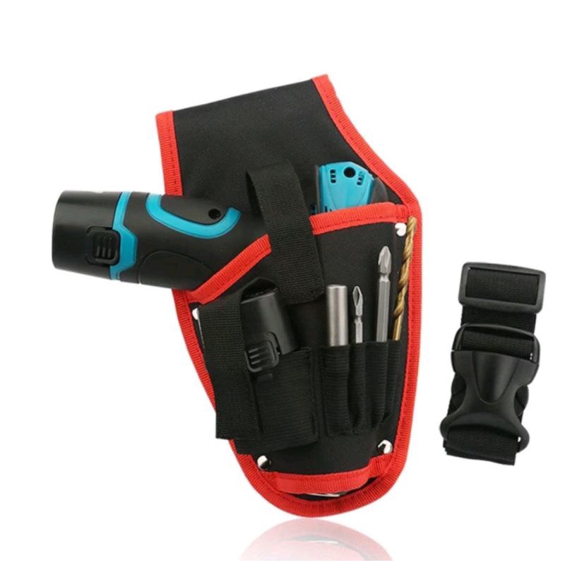 Tas pinggang perkakas mesin bor tas pinggang penyimpanan meain bor cordless tas mesin bor