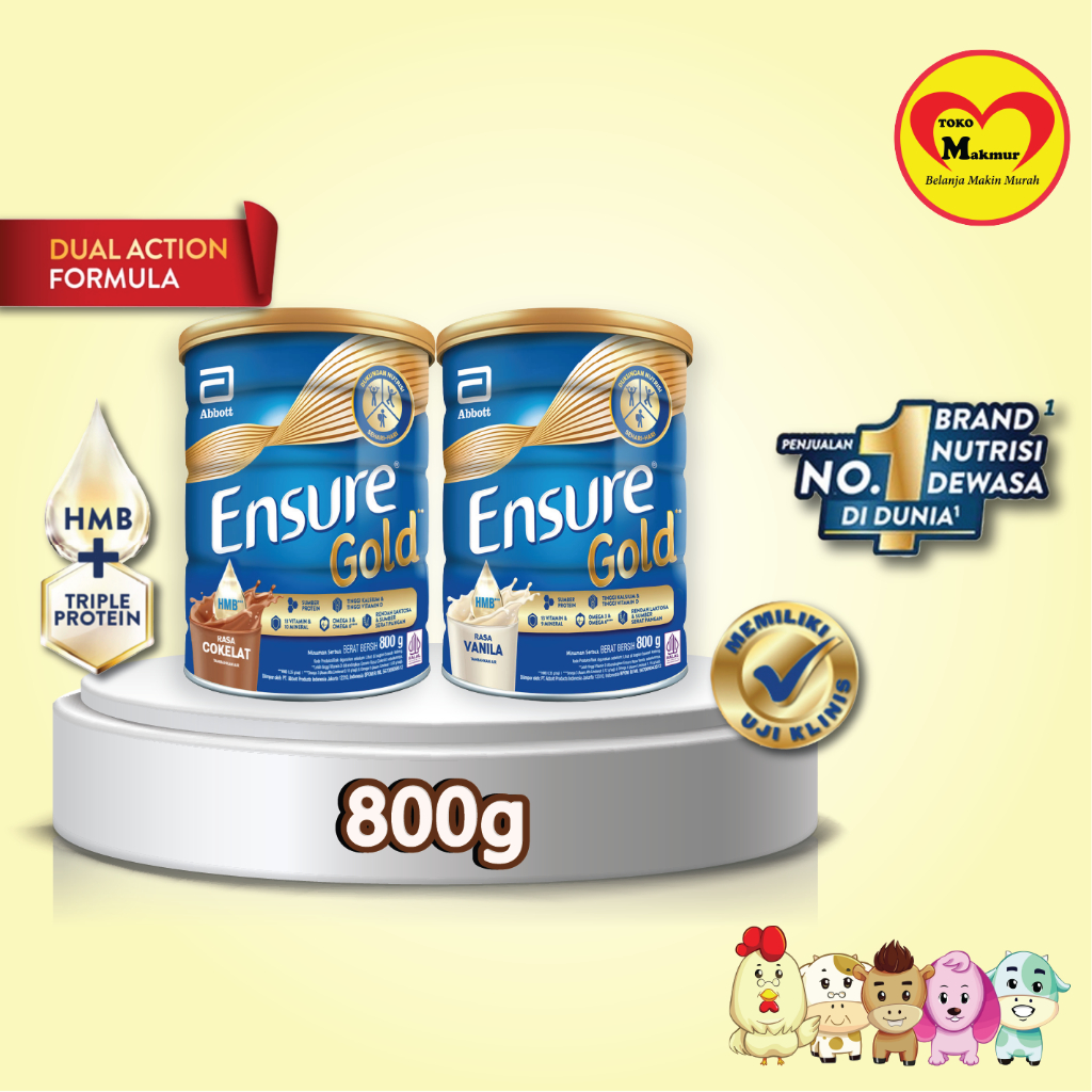 

Ensure Gold Vanila / Coklat 800gr / Toko Makmur Online