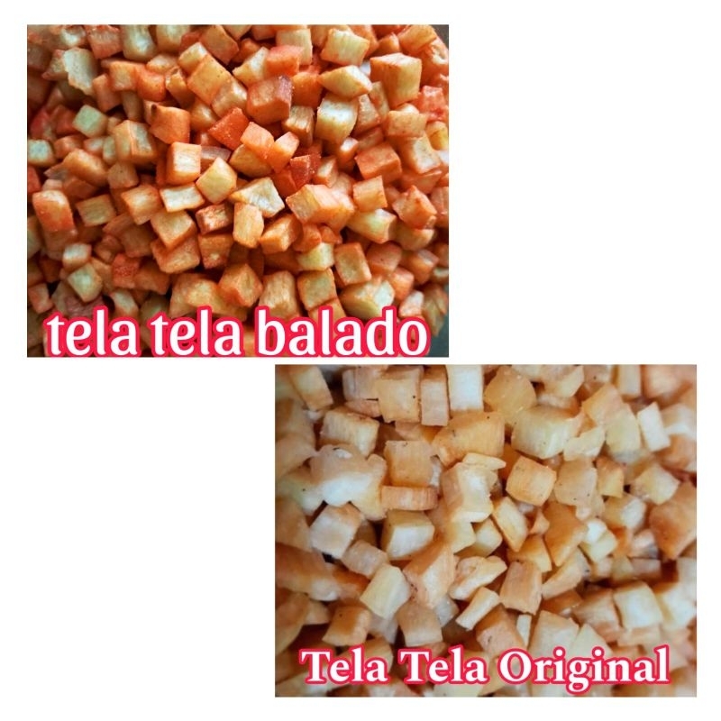 

Singkong Dadu /Tela tela Original & Balado 500 gr