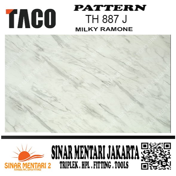 TACO HPL PATTERN TH 887 J MILKY RAMONE
