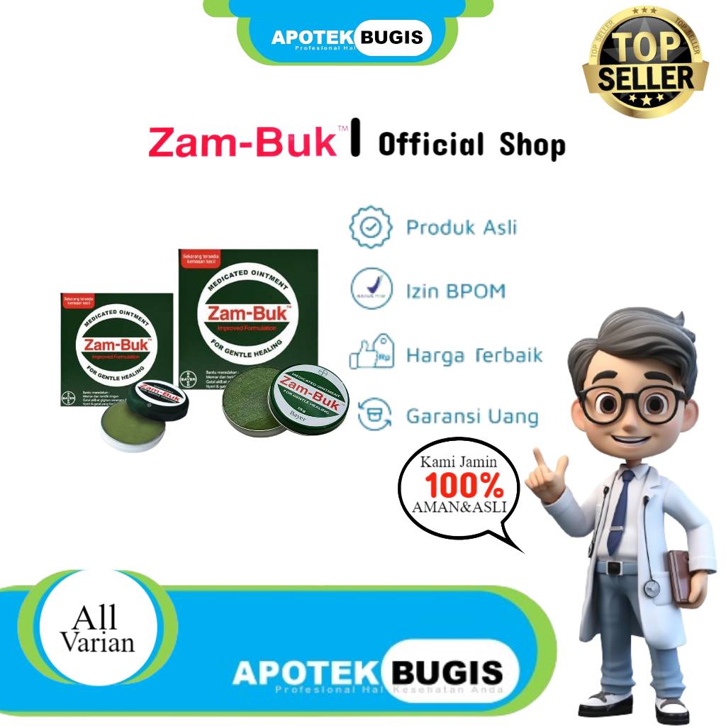 Zambuk 25gr Obat Memar 25 gr Salep Zam Buk 25g Bayer ORIGINAL