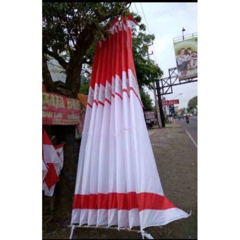 Umbul Umbul Merah Putih Garuda / umbul umbul Layur 4 meter,