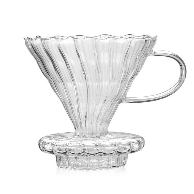 V60 Penyaring Kopi V60 Cone gelas Filter 01 SD-8106 SELUNA