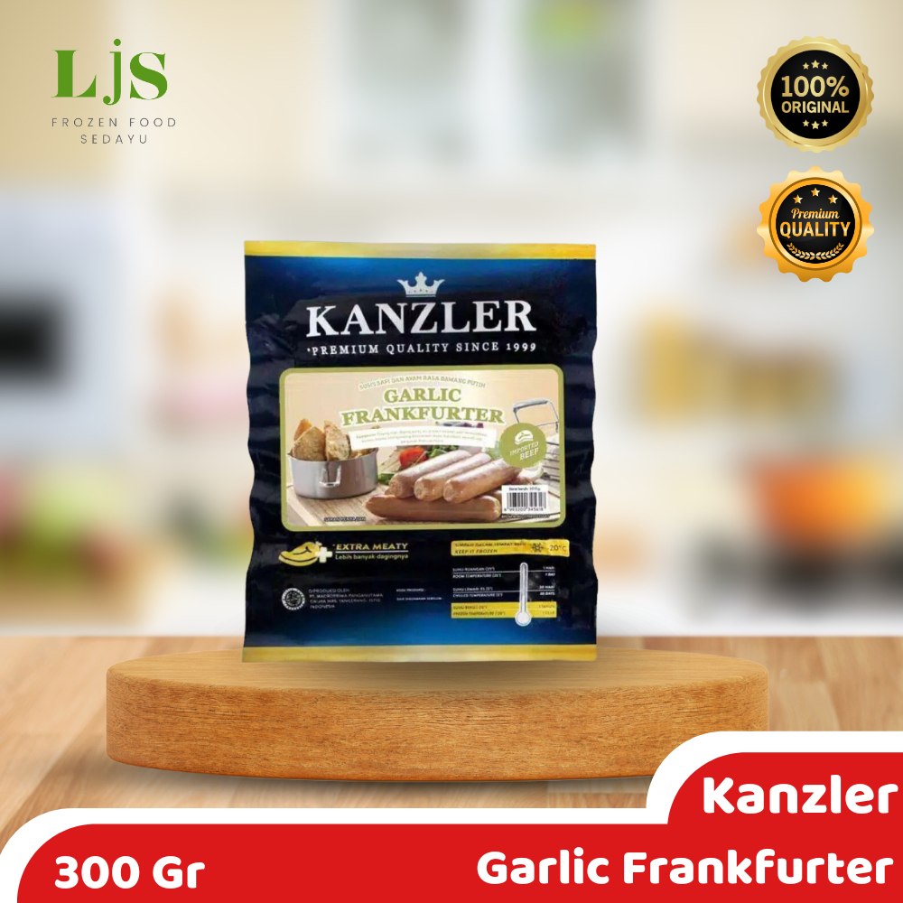 

Kanzler Garlic Frankfurter 300gr