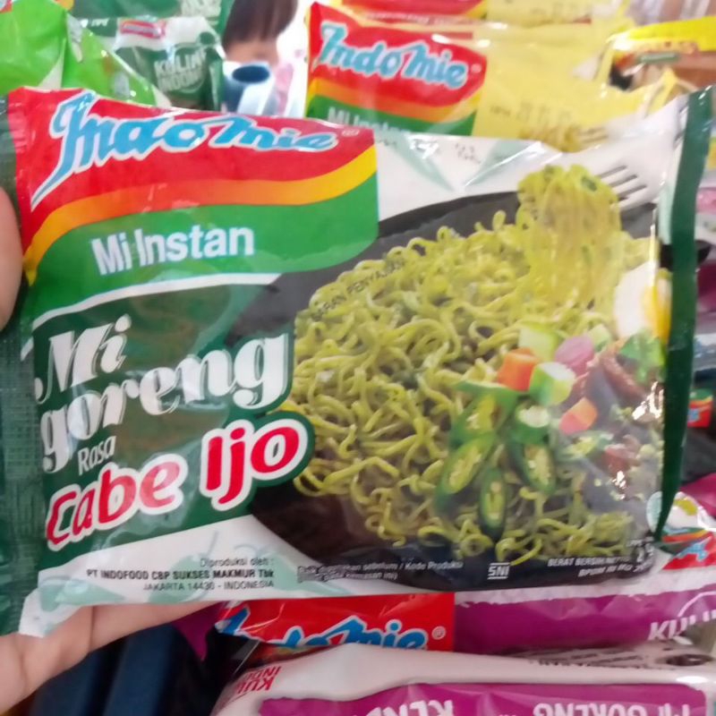 

Indomie goreng sambel ijo