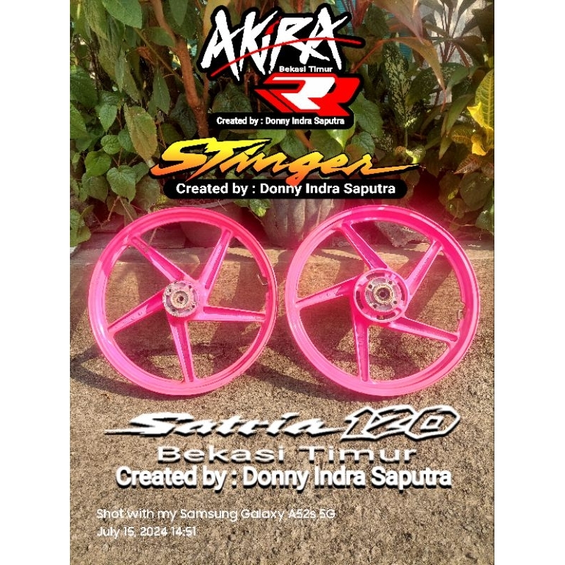 Velg Enkei Original Suzuki RK Cool Raider Satria 2Tak Double Disc