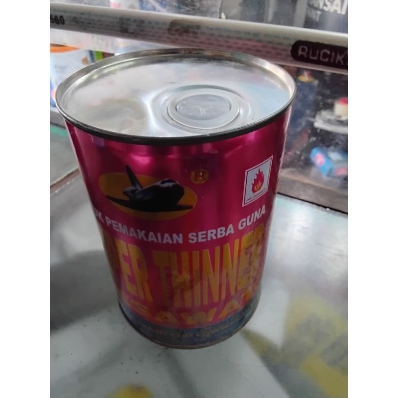 Thinner / Tiner / Pengencer Cat F1 ND Super Kemasan Kaleng 1 ltr 1 kg