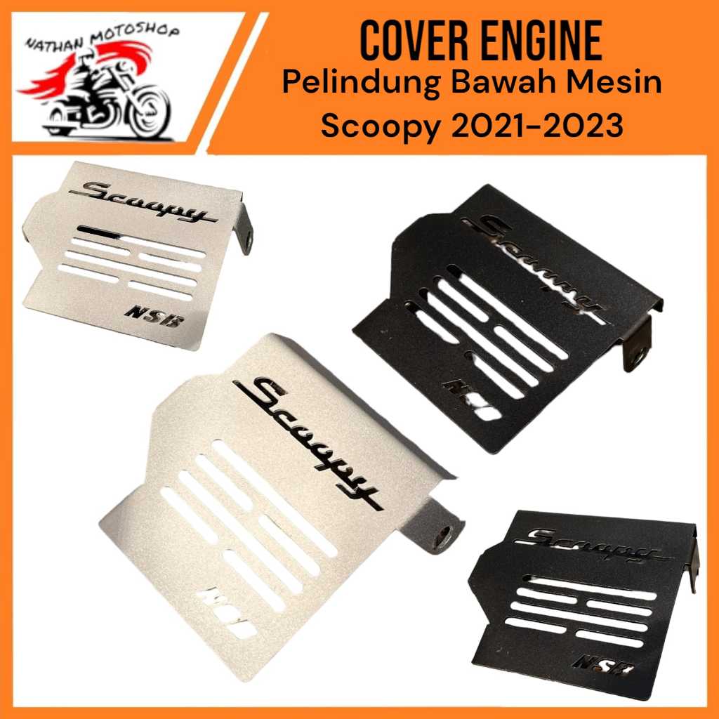 Cover Engine Bawah untuk Sepeda Motor Scoopy 2021-2023 nms55