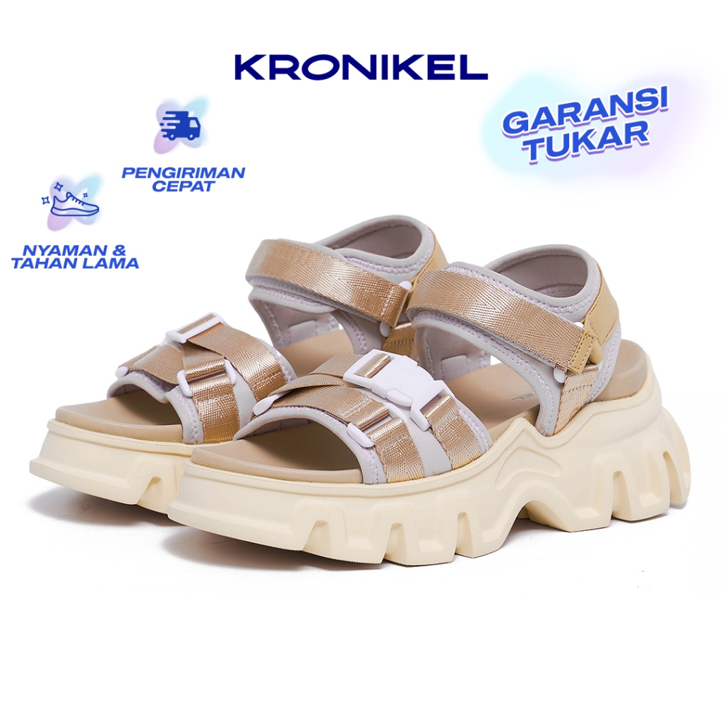 KRONIKEL Krystal Sandal Tali Wanita Kasual