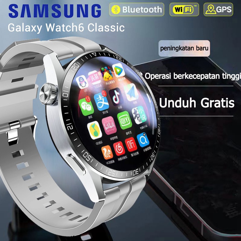 KODE F67R Samsung jam tangan pintar smartwatch pria wanita original anti air Full Touchscreen Panggi