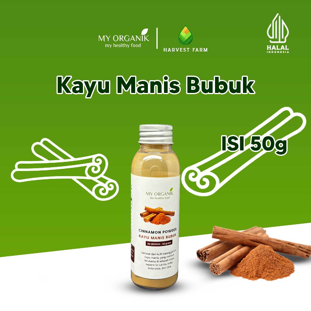 

My Organik Kayu Manis Organik Ekstrak Bubuk Mencegah Diabetes & Antioxidan