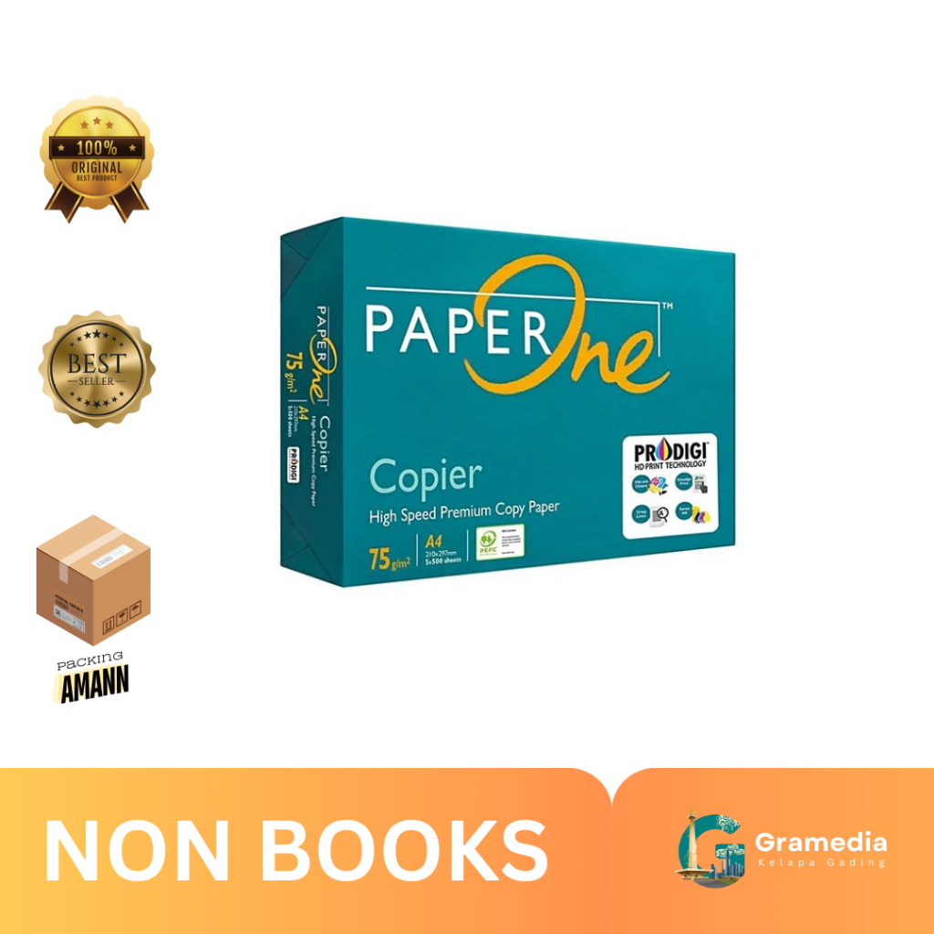 

Gramedia MKG - Kertas HVS - Paper One Fc 75 Gr A4