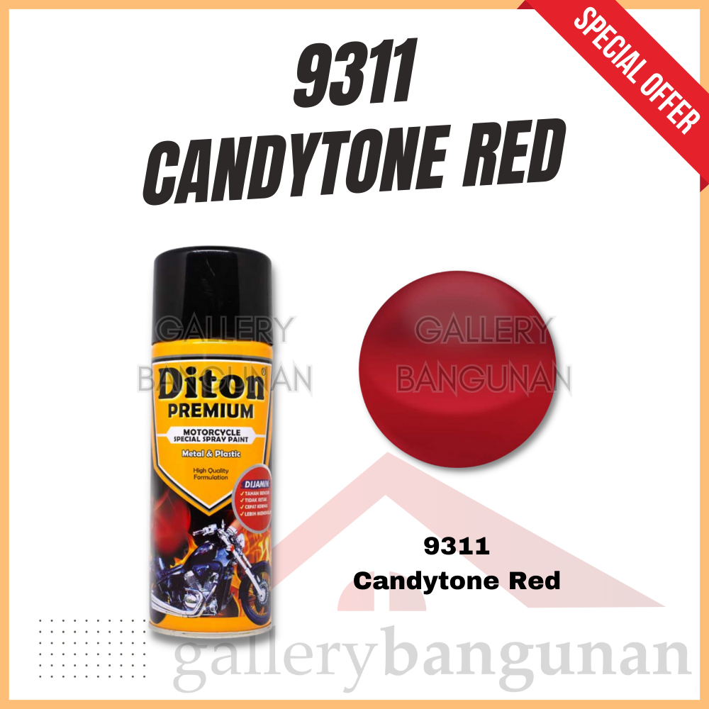Diton Premium 9311 Candy Tone Red| Pilok | Pylox