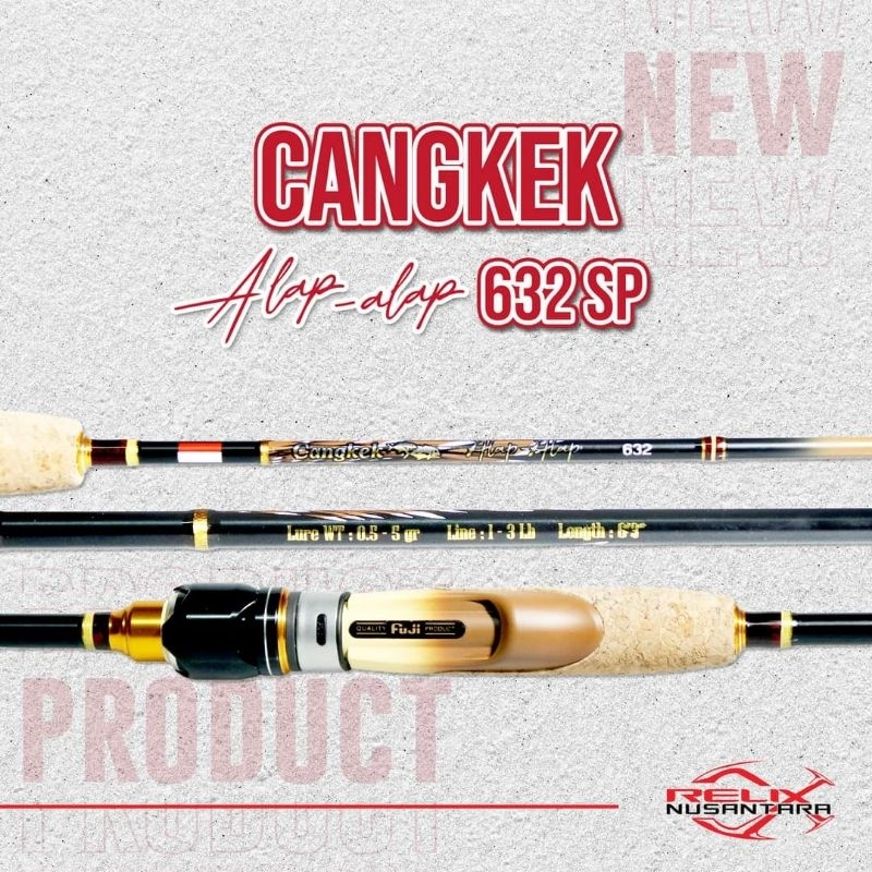 Joran Spinning Ultralight | Relix Nusantara Cangkek Generation S 682 UL | 632 XUL | Alap-alap 632UL 
