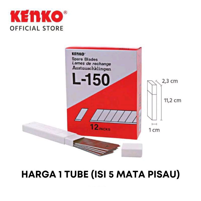 

REFILL cutter BESAR L150 Kenko (KENKO) ISI CUTTER / KATER / CUTER BESAR L-150 | 5 PCS | ISI ULANG Pisau Cutter 1 tube isi 5 pcs Besar isi Ulang kater Super Tajam ISI CUTTER KENKO L 150 ISI PISAU CUTER L150 REFILL KATER BESAR murah bisa cod TS