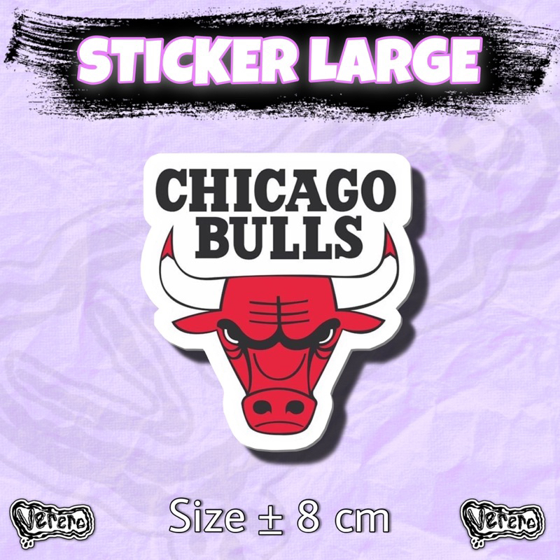 

Sticker Chicago Bulls Large Laptop Helm Tumbler Vinyl Waterproof