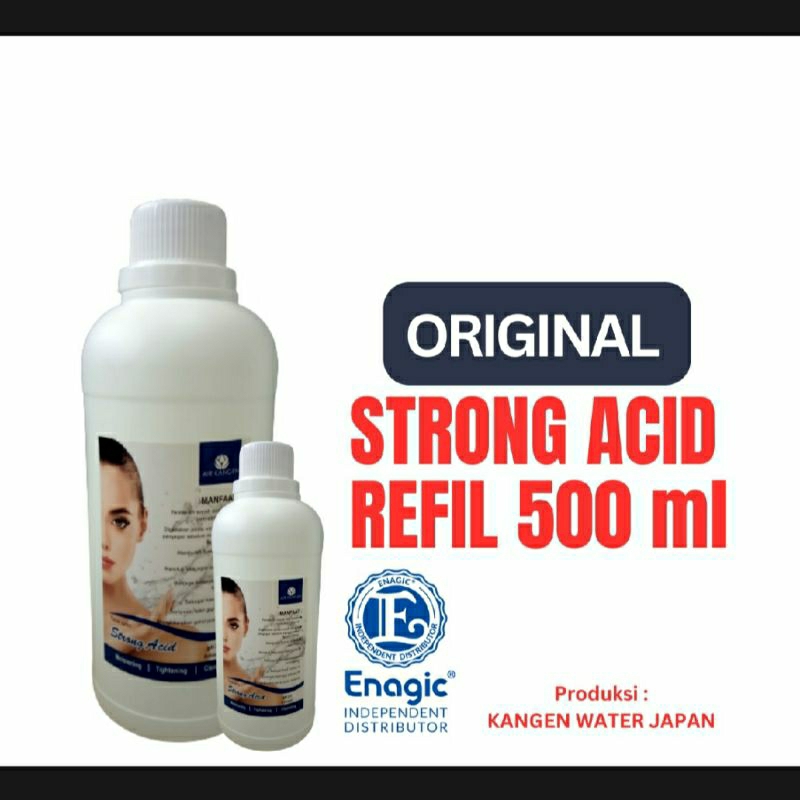 Stron acid Refil 500ml pH 2.5 asli kangen water