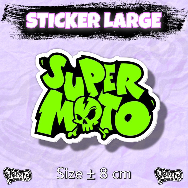 

Sticker Supermoto Large Laptop Helm Tumbler Vinyl Waterproof