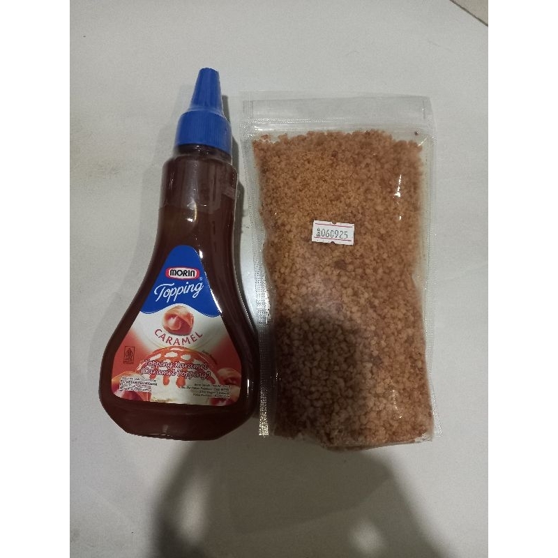 

caramel sauce morin dan caramel crumble (saos karamel & karamel crumble)