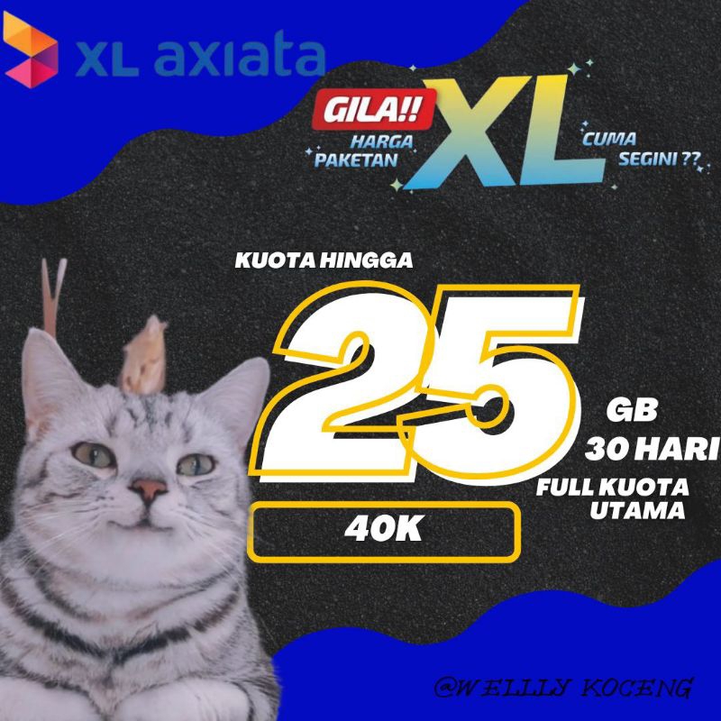 KUOTA AKRAB XL 25GB 30HARI