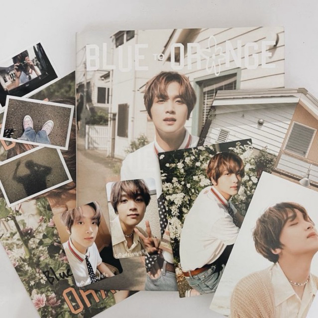 𐙚 Photobook Blue to orange Haechan (Baca Desk) 𐙚