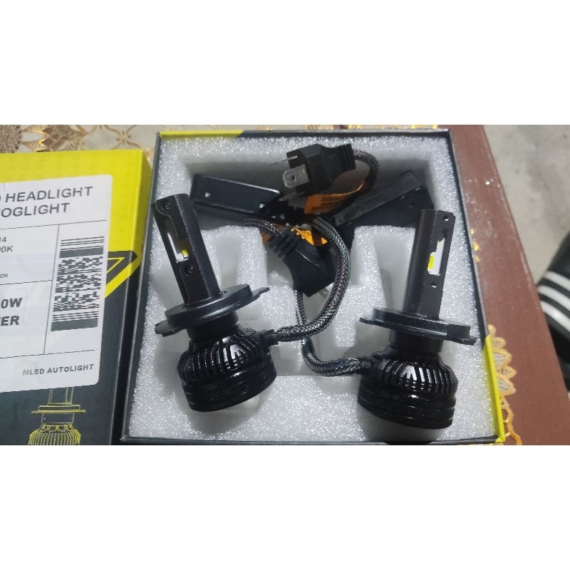 Lampu LED Mobil T50 50 Watt H4