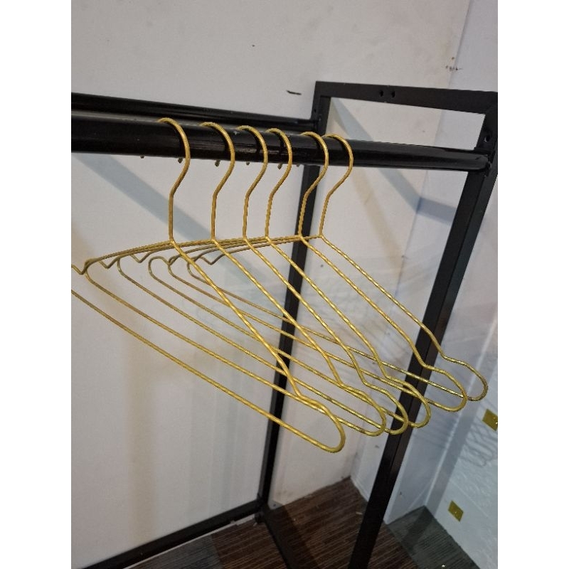 hanger besi ulir gold ( jual per pcs) // hanger besi // hanger kuat // hanger besi ulir
