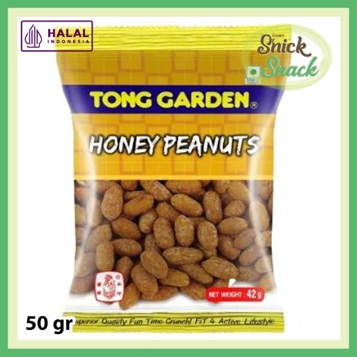 

Tong Garden Honey Peanuts 50 gr Kacang Tanah Manis Rasa Madu