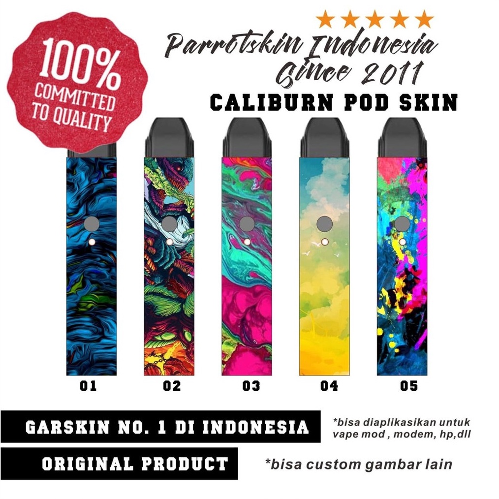 EKSTRA PROMO Garskin Skin Caliburn pod Abstract Edition warp sticker
