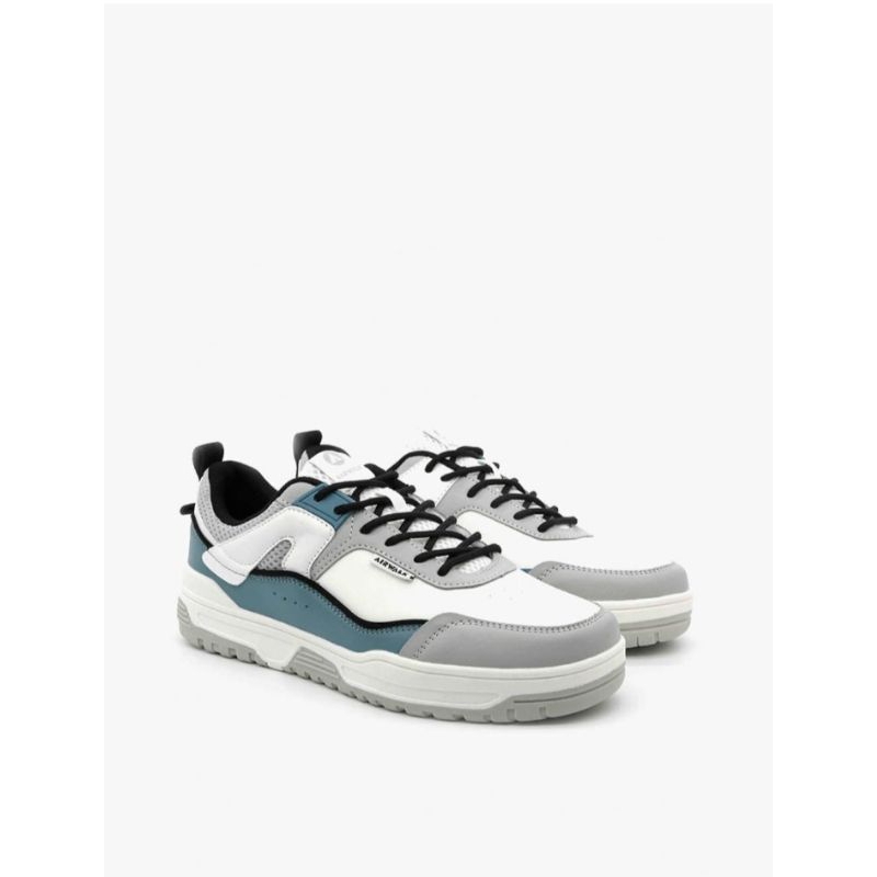 sneakers pria Sepatu Airwalk original pria /airwalk bravy men's sneakers shoes white grey green