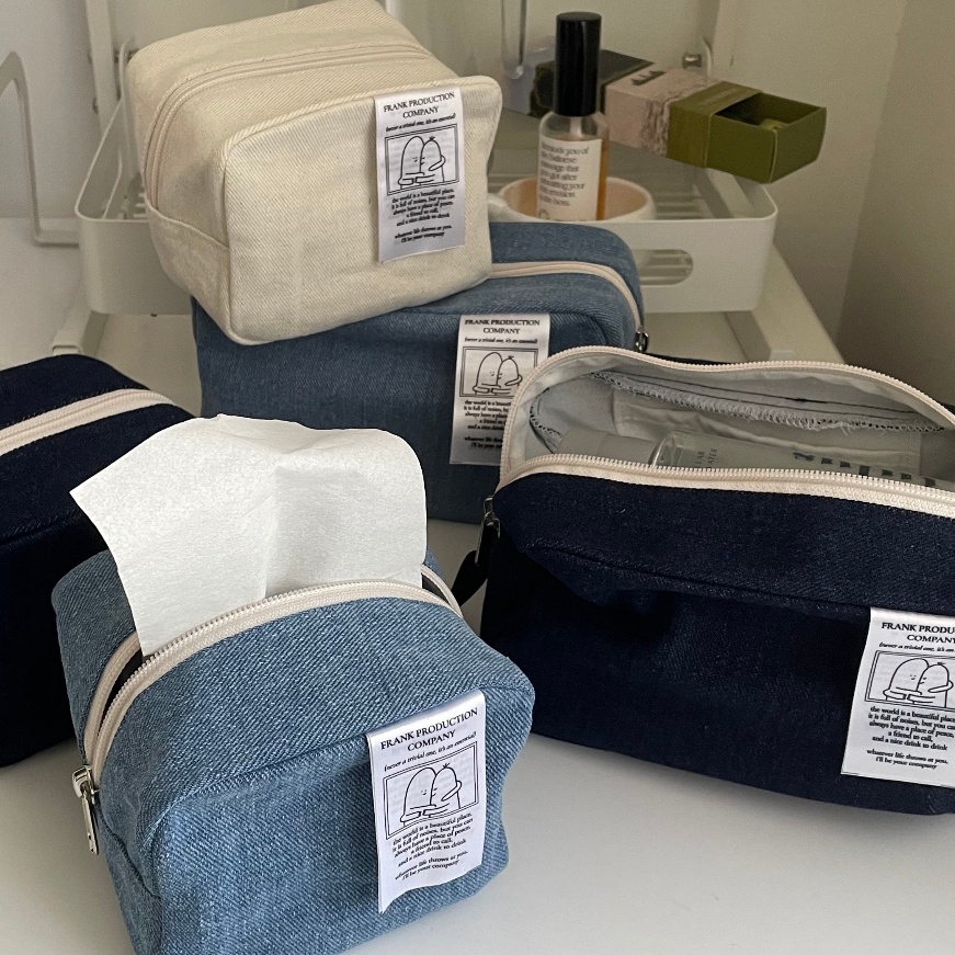 HJ6 Frank Denim Pouch by September Spring