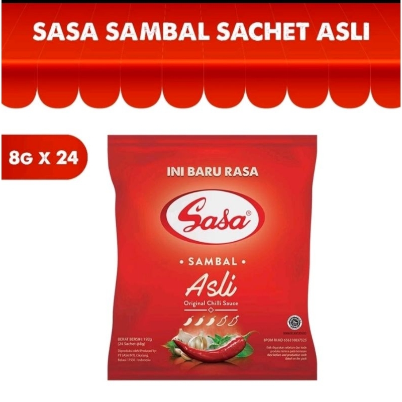 

Sasa Sambal asli sachet 1 pack