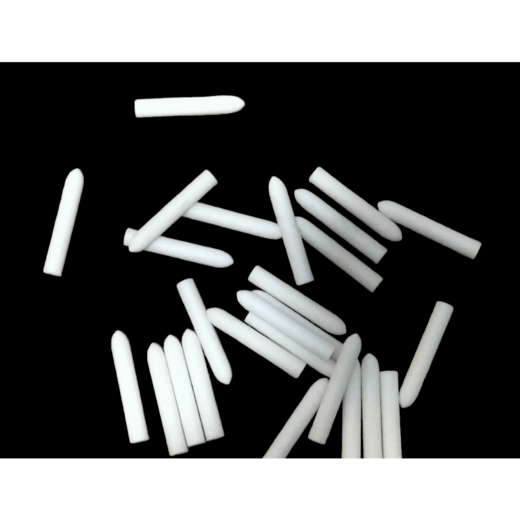 Ujung Busa Putih Pen Plating – Foam Tip Elektrik untuk Rhodium / Gold Plating (10 pcs)